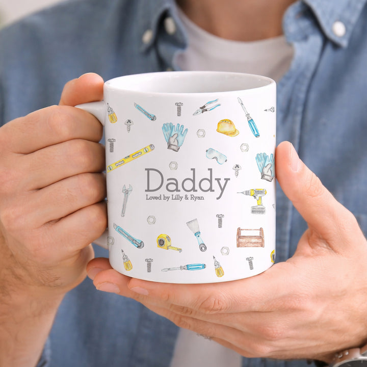 Personalised Daddy Tools Mug
