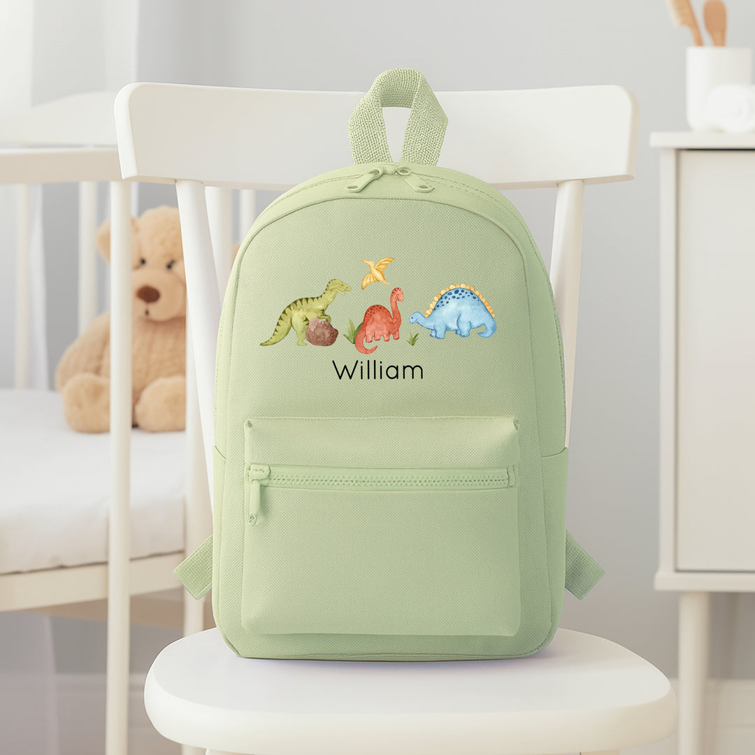 Personalised Dinosaur Toddler Backpack