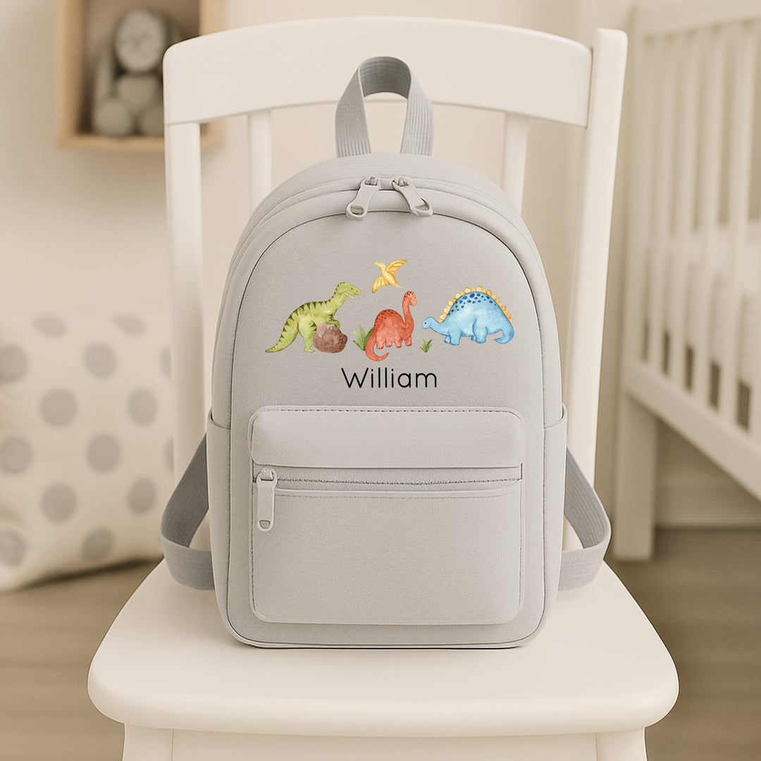 Personalised Dinosaur Toddler Backpack