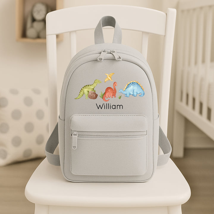 Personalised Dinosaur Toddler Backpack