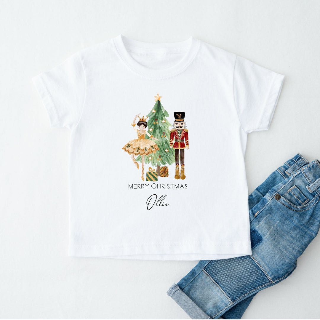 Personalised Nutcracker Tree Family Matching Reindeer Christmas Pyjamas