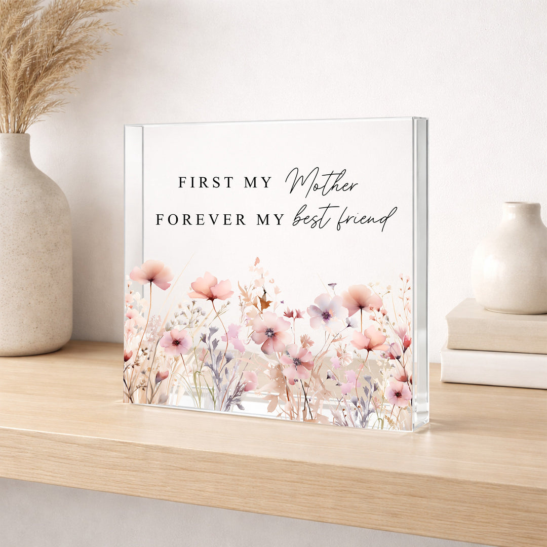 Floral First My Mother Forever My Friend