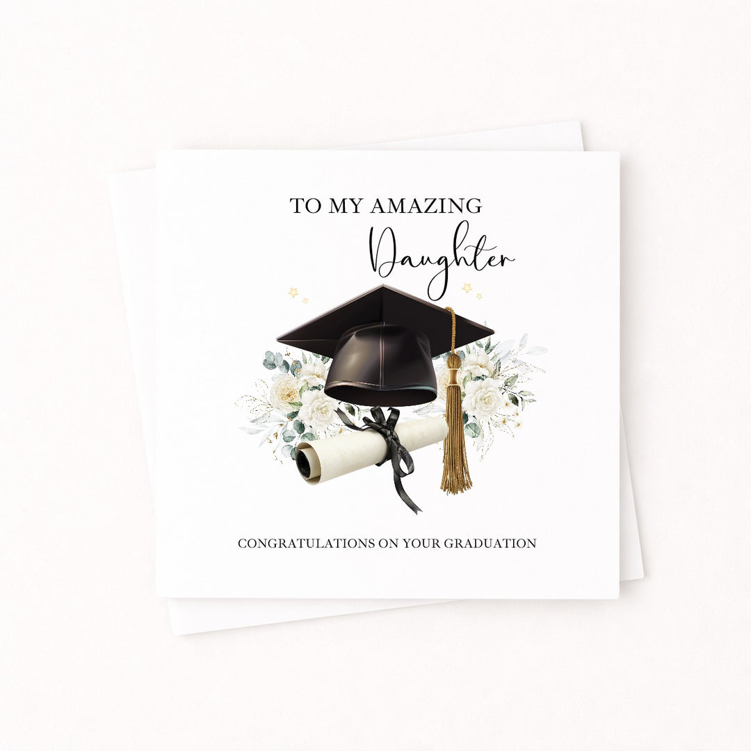 To My Daughter Graduation Card