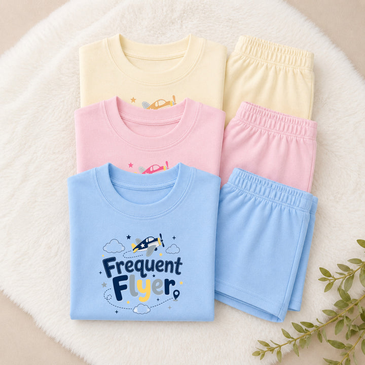 Frequent Flyer Kids Cotton Short Set