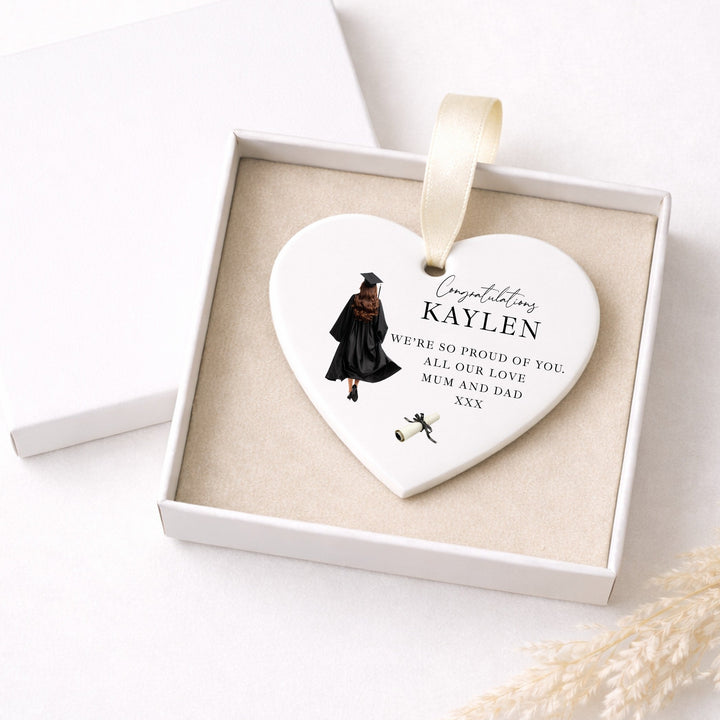 Personalised Girl Congratulations Graduation Ornament