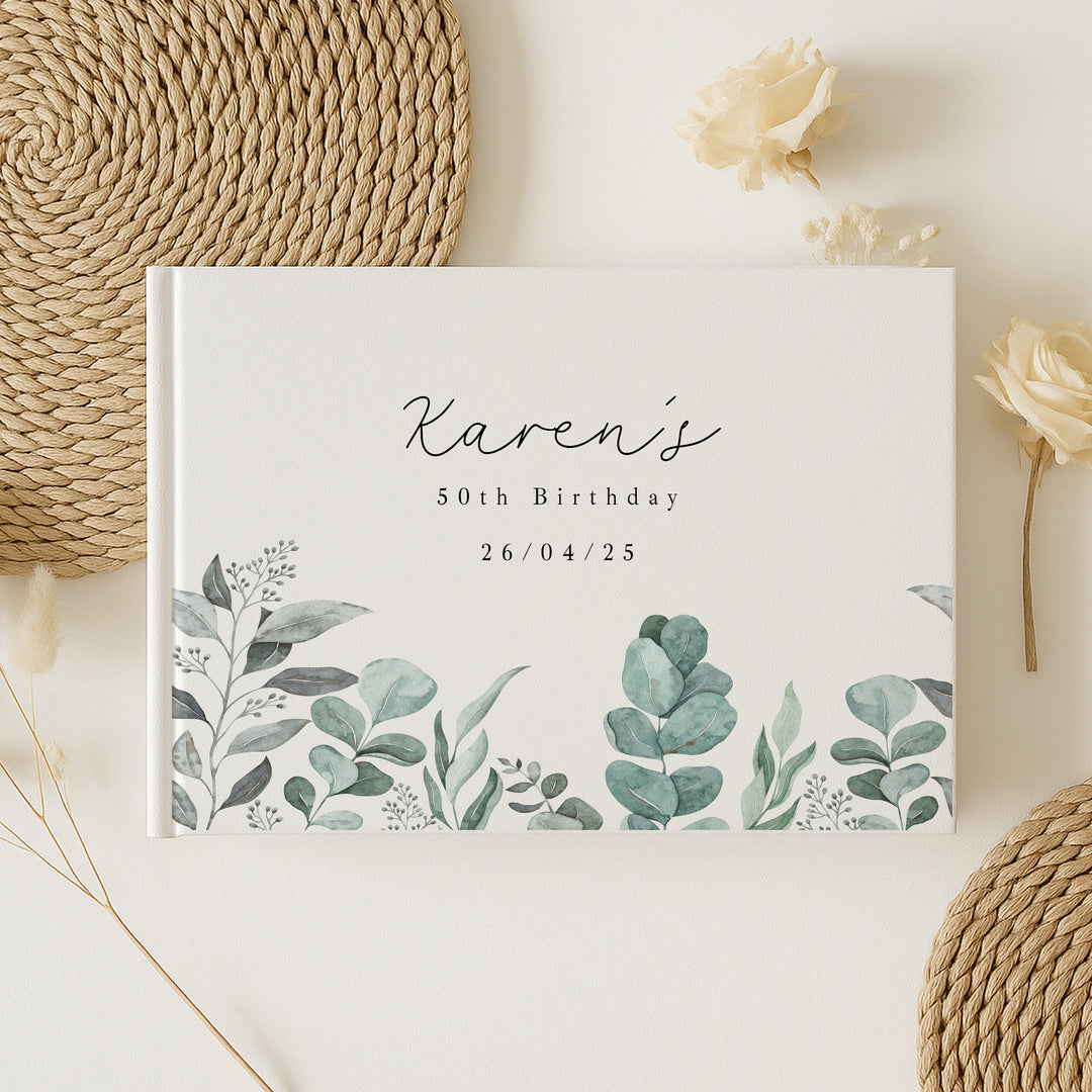 Personalised Birthday Guest Book