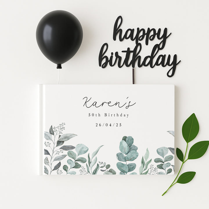 Personalised Birthday Guest Book