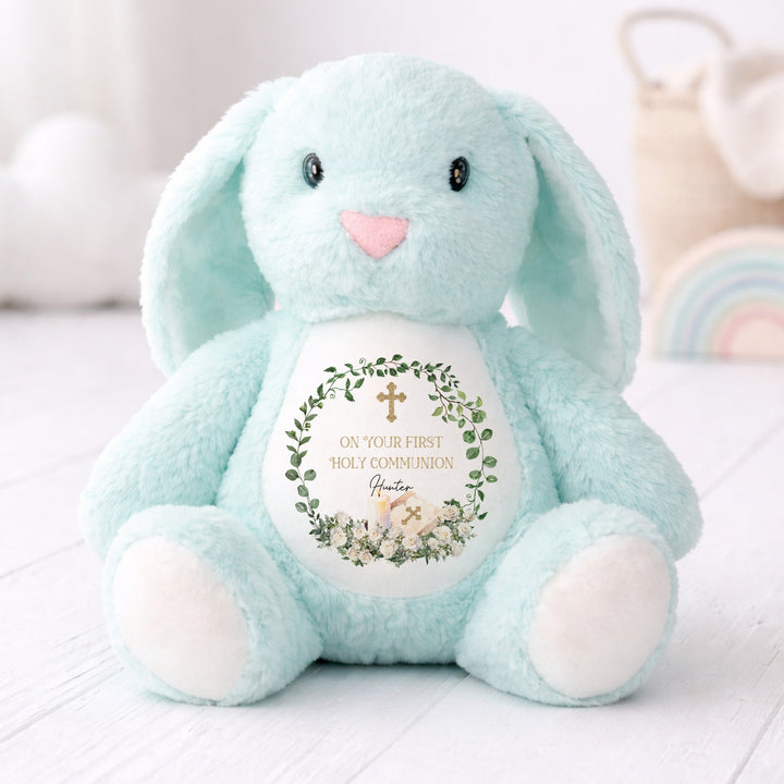 Personalised Wreath On Your Holy Communion Soft Toy