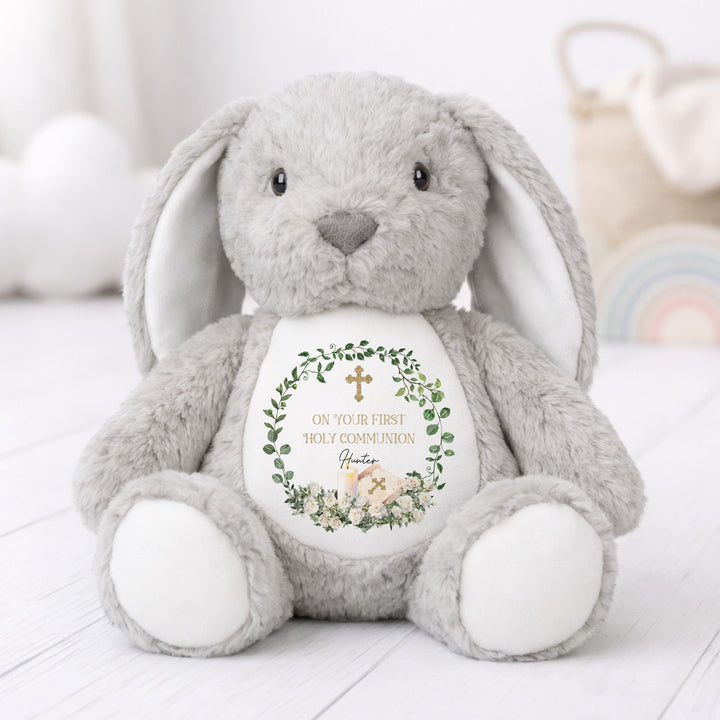 Personalised Wreath On Your Holy Communion Soft Toy