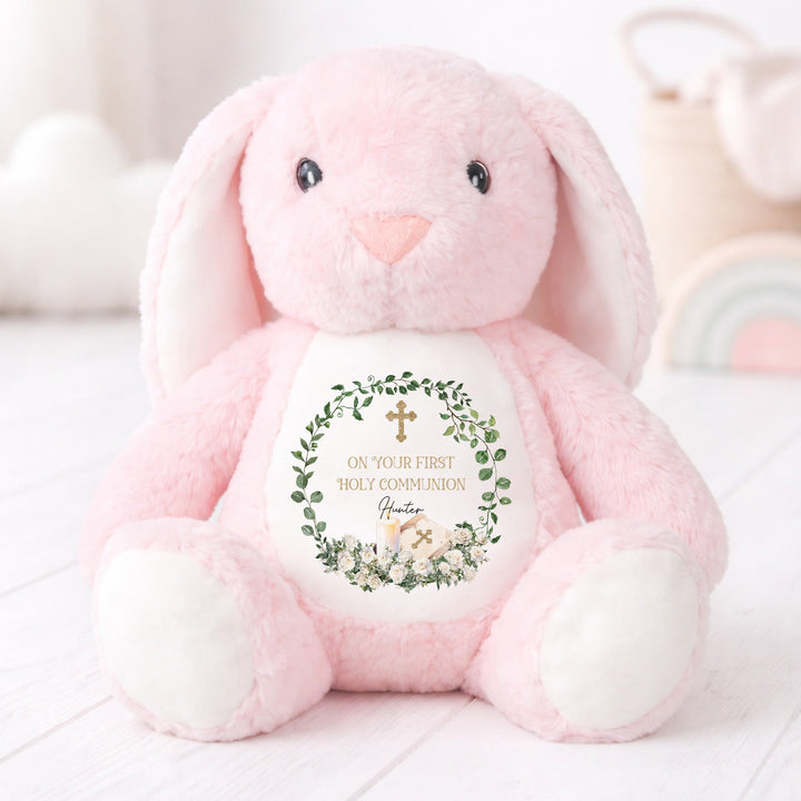 Personalised Wreath On Your Holy Communion Soft Toy
