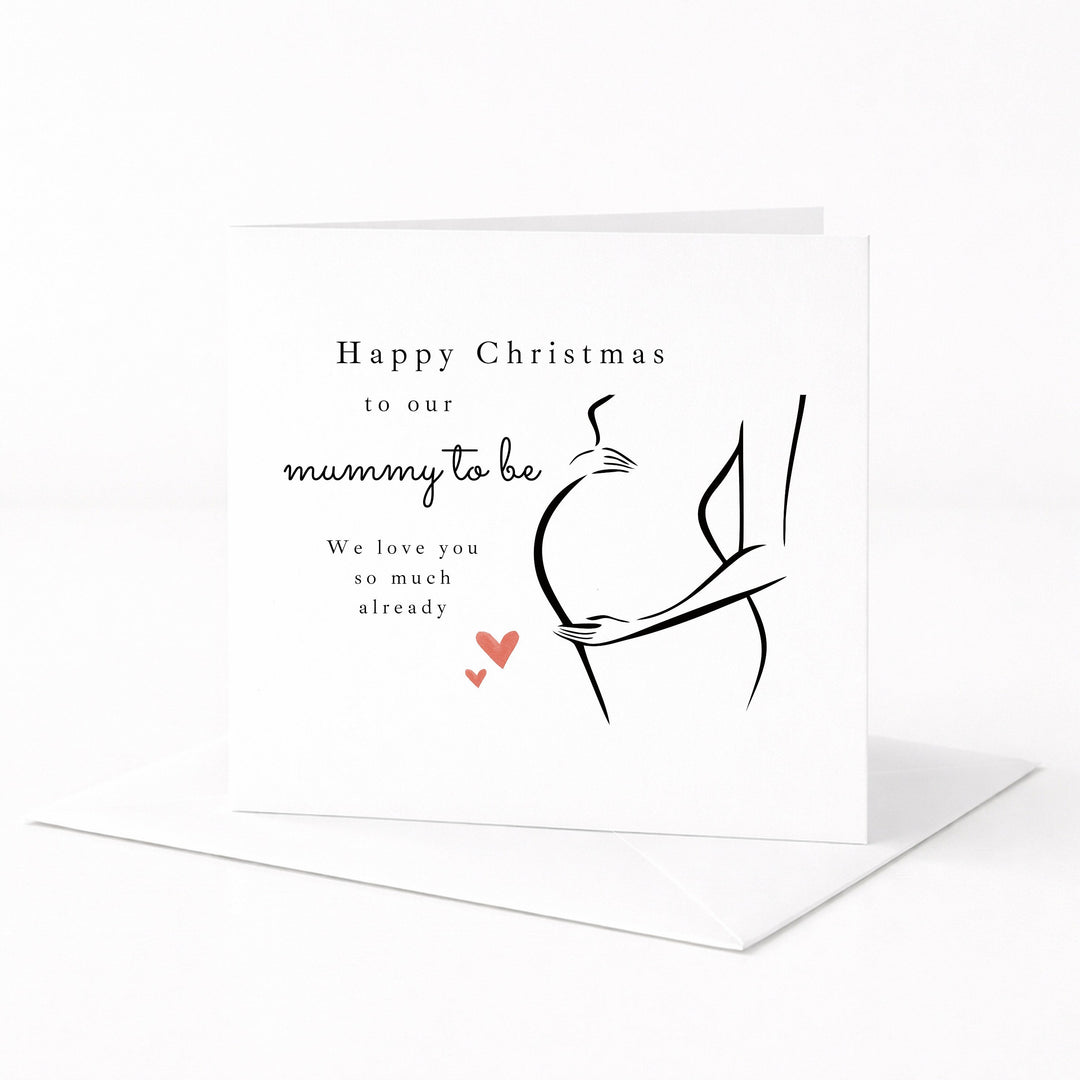 Happy Christmas Mummy To Be Christmas Card