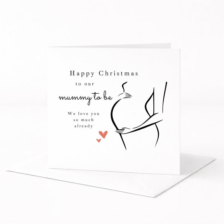 Happy Christmas Mummy To Be Christmas Card