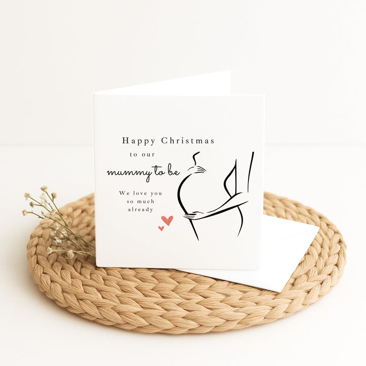 Happy Christmas Mummy To Be Christmas Card