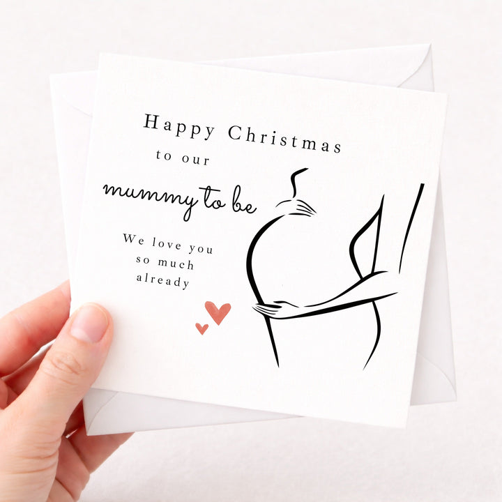 Happy Christmas Mummy To Be Christmas Card