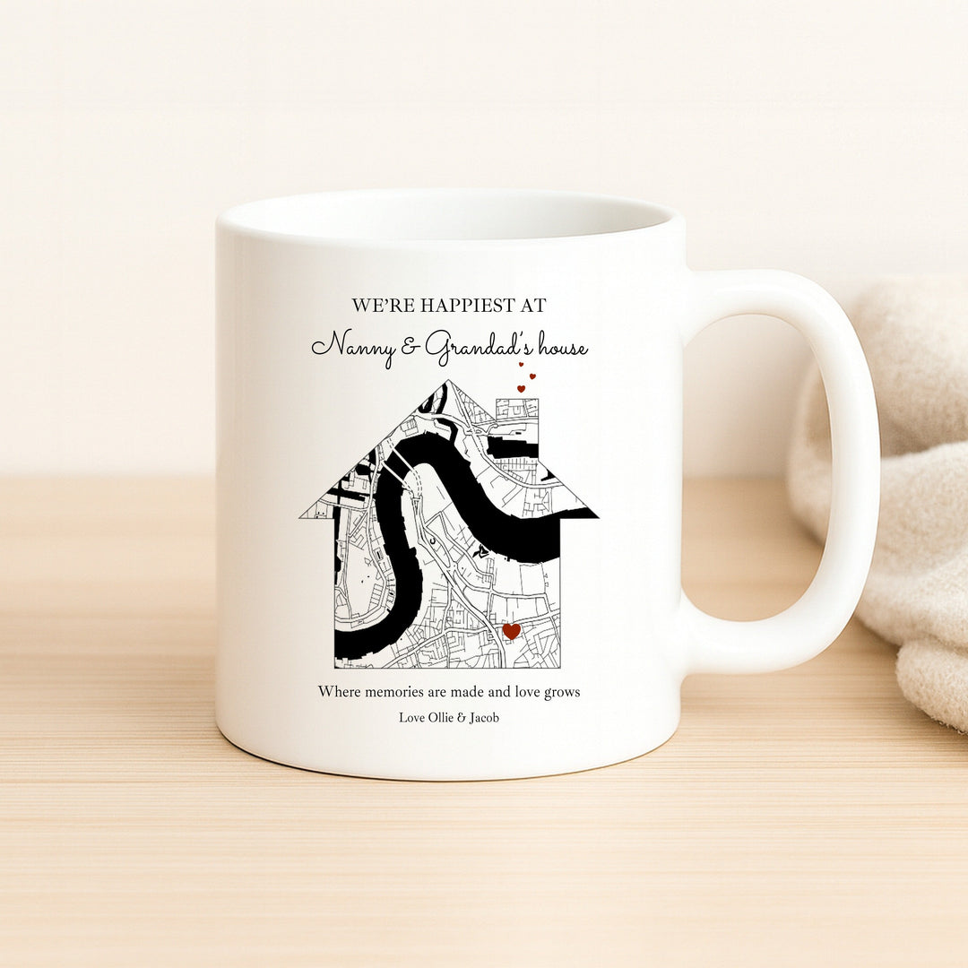 Personalised Happiest At Nanny &amp; Grandad&