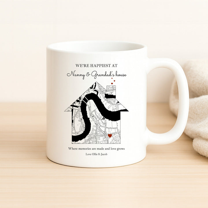 Personalised Happiest At Nanny &amp; Grandad&