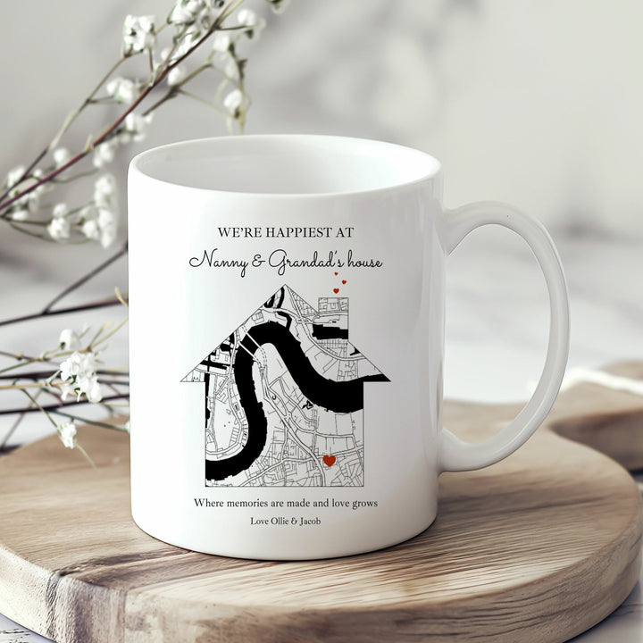 Personalised Happiest At Nanny &amp; Grandad&