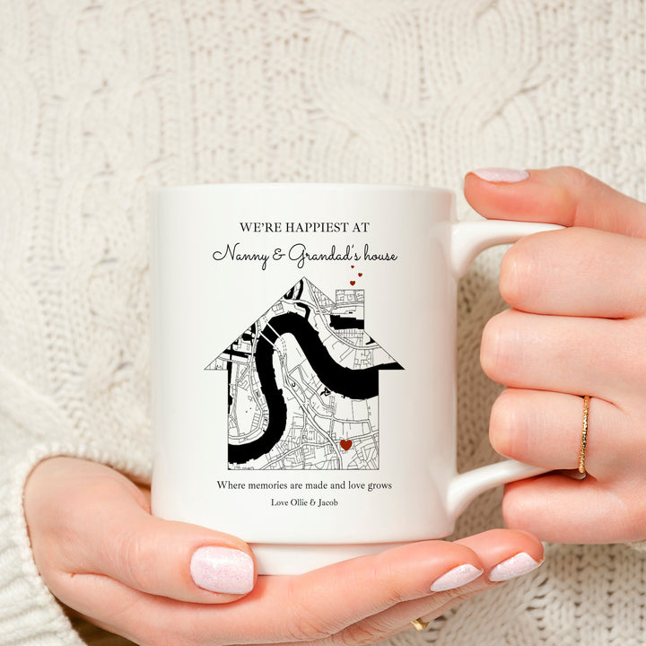 Personalised Happiest At Nanny &amp; Grandad&