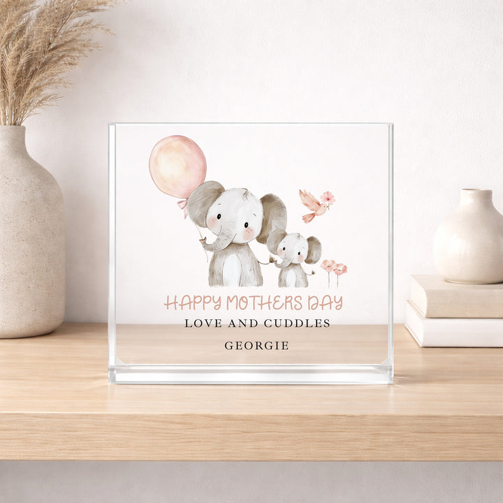 Personalised Elephant Balloon Happy Mother&