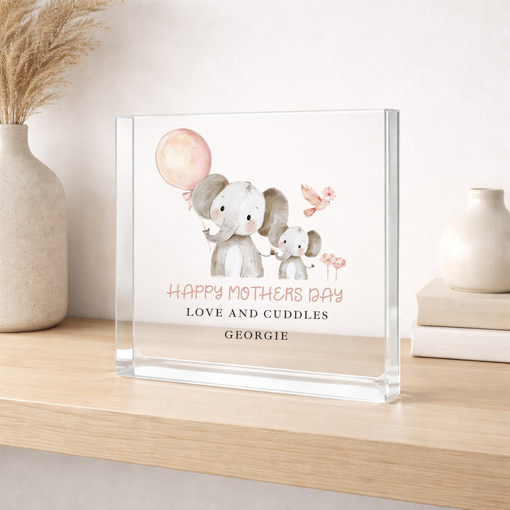 Personalised Elephant Balloon Happy Mother&