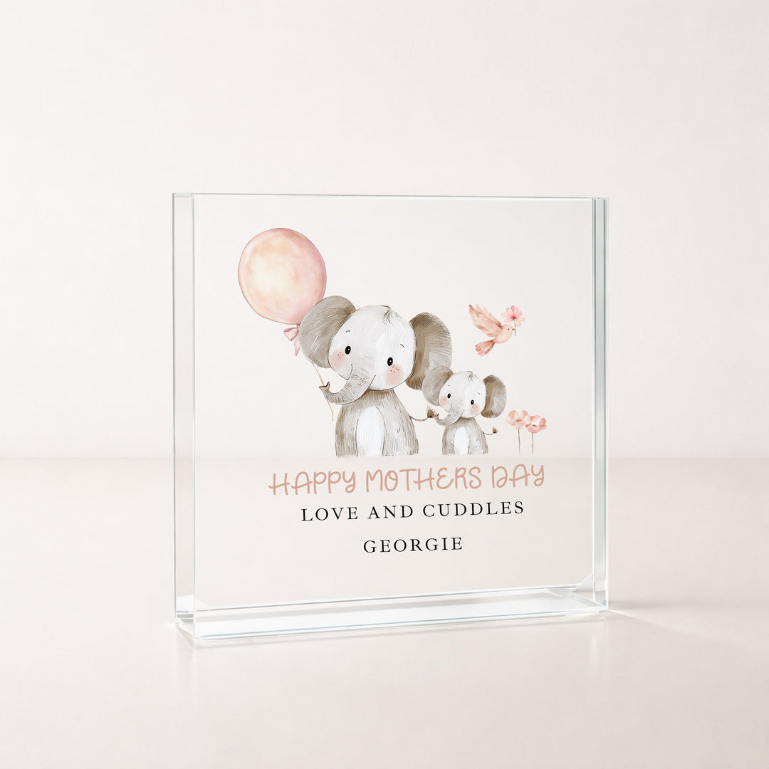 Personalised Elephant Balloon Happy Mother&