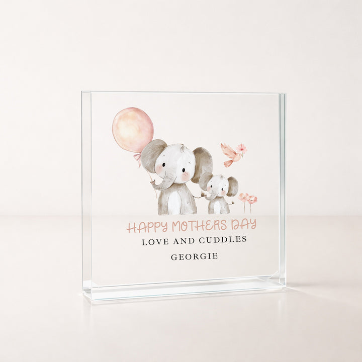 Personalised Elephant Balloon Happy Mother&