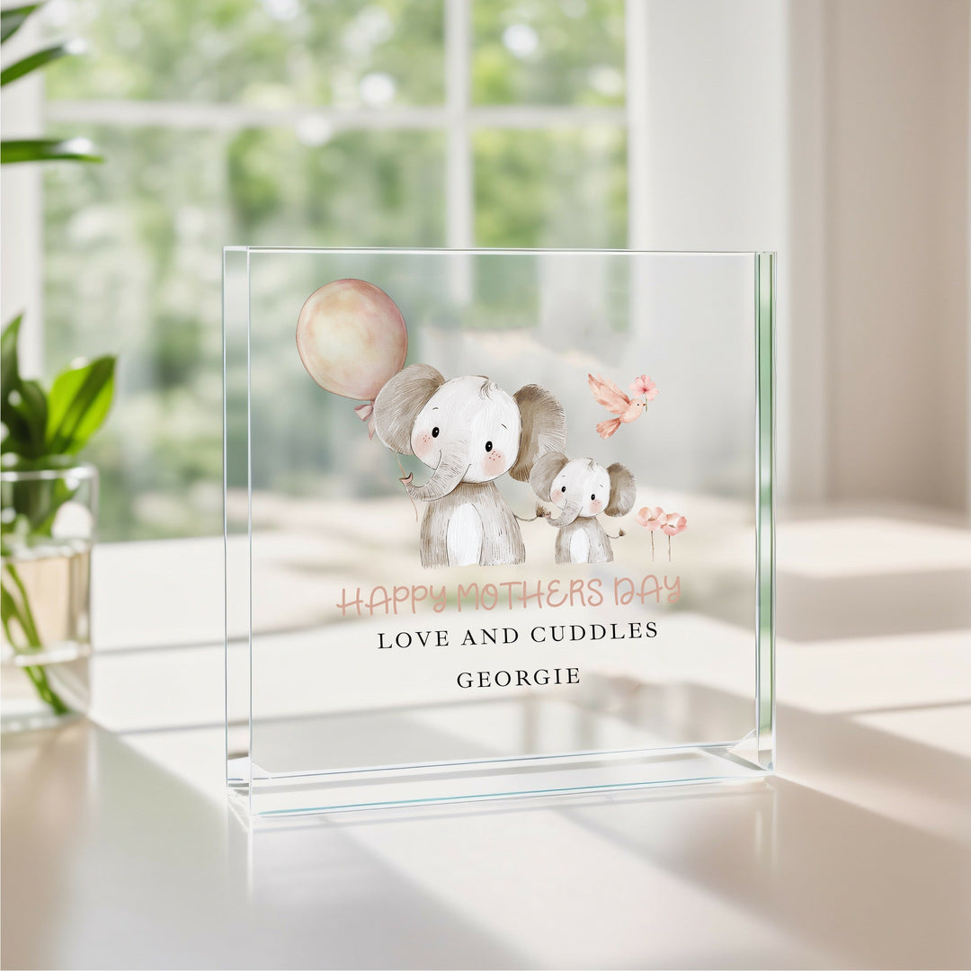 Personalised Elephant Balloon Happy Mother&