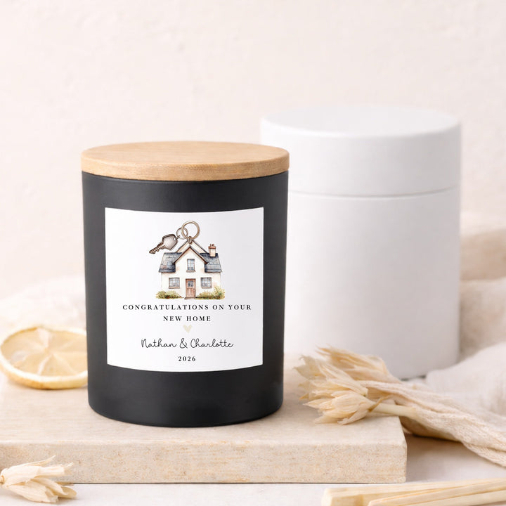 Personalised Congratulations On Your New Home Candle