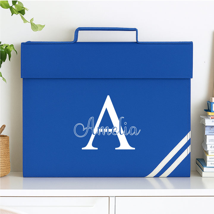 Personalised Initial School Book Bag