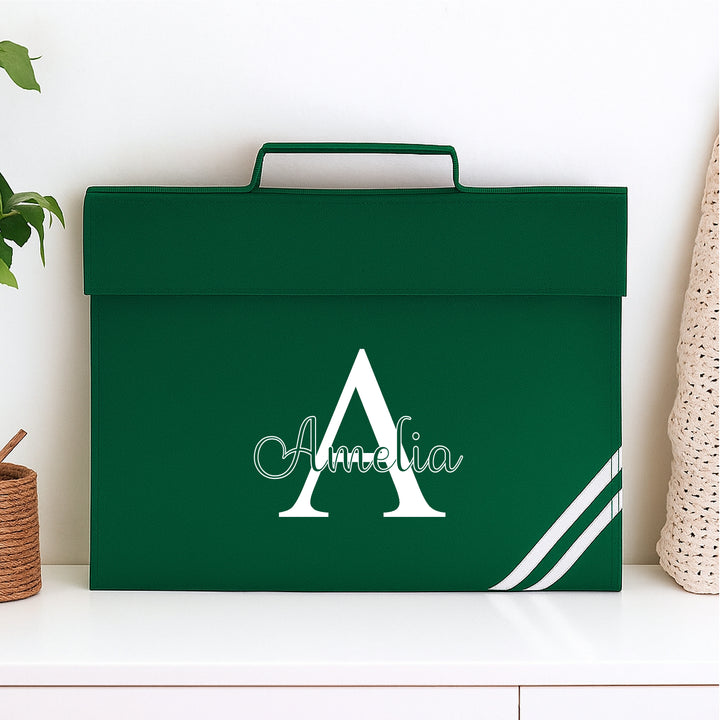 Personalised Initial School Book Bag