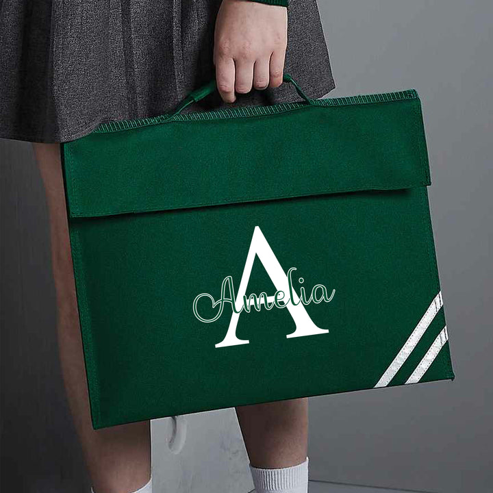 Personalised Initial School Book Bag