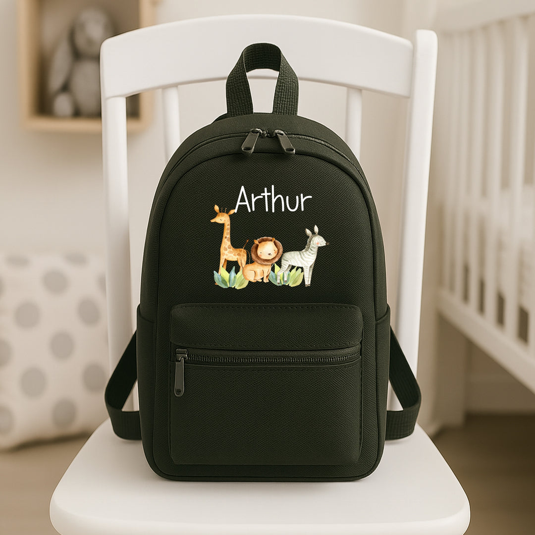 Personalised Jungle Safari Toddler Backpack