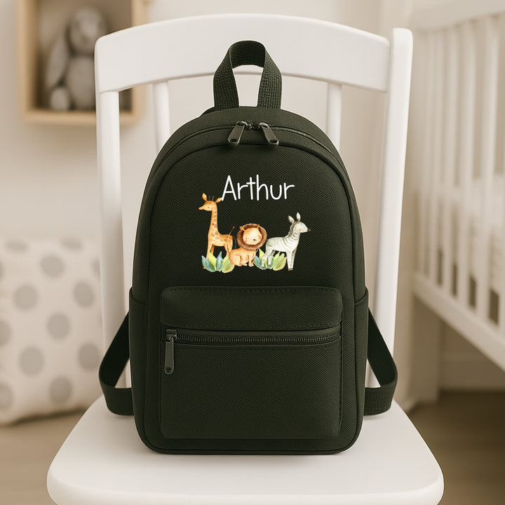 Personalised Jungle Safari Toddler Backpack