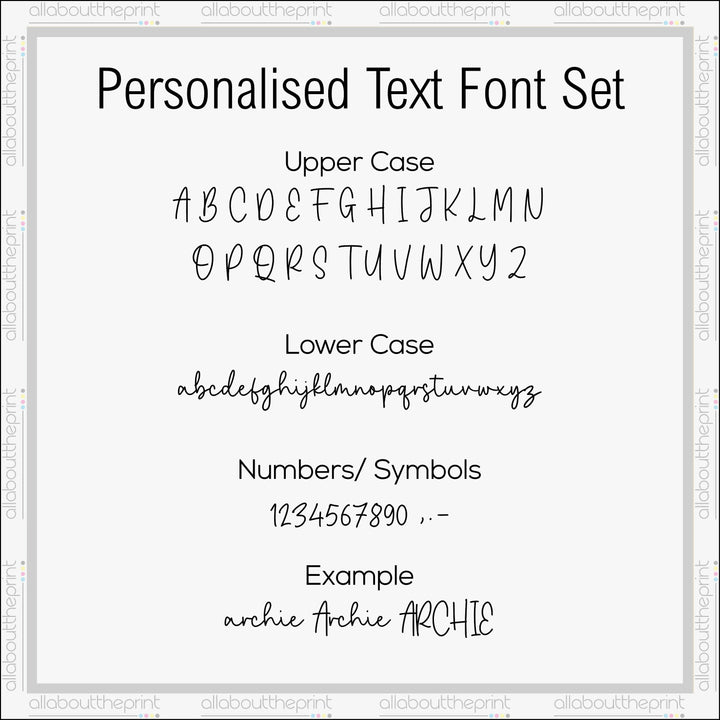 Personalised Script Name Toddler Backpack