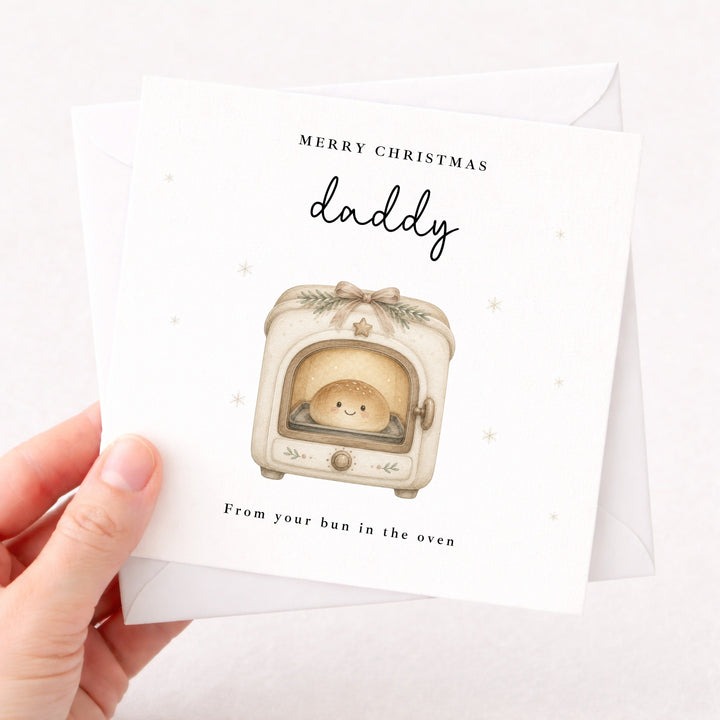 Merry Christmas Daddy To Be Christmas Card
