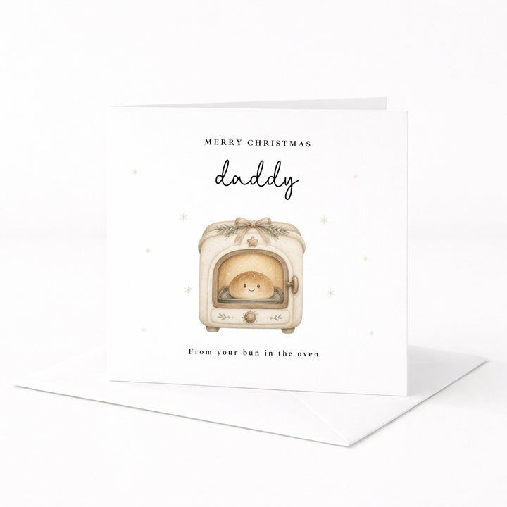 Merry Christmas Daddy To Be Christmas Card