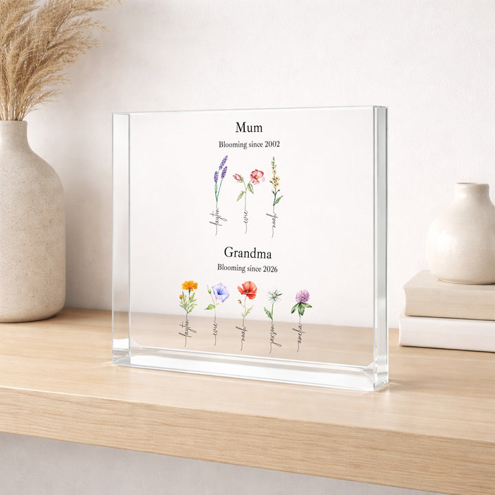 Personalised Flower Garden Mother&