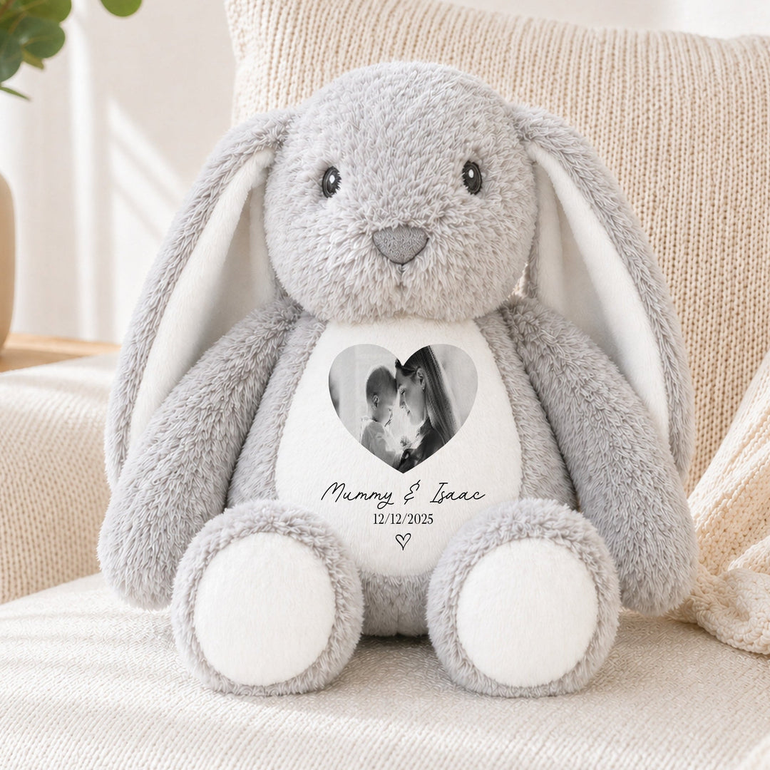 Personalised Photo Mummy &amp; Me Photo Rabbit