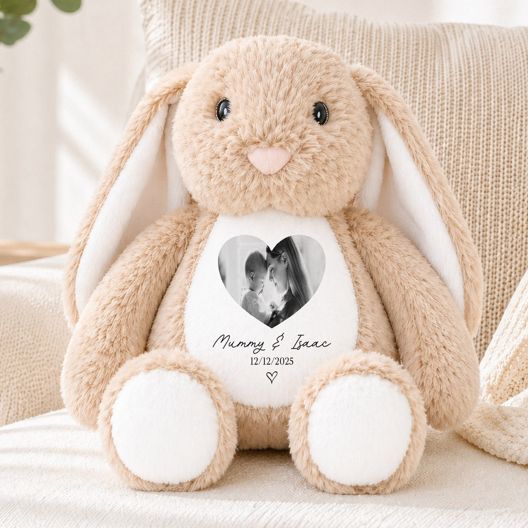 Personalised Photo Mummy &amp; Me Photo Rabbit