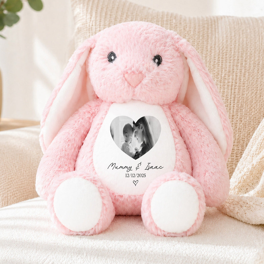 Personalised Photo Mummy &amp; Me Photo Rabbit