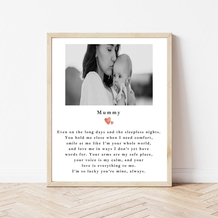 Personalised Photo Poem Poster