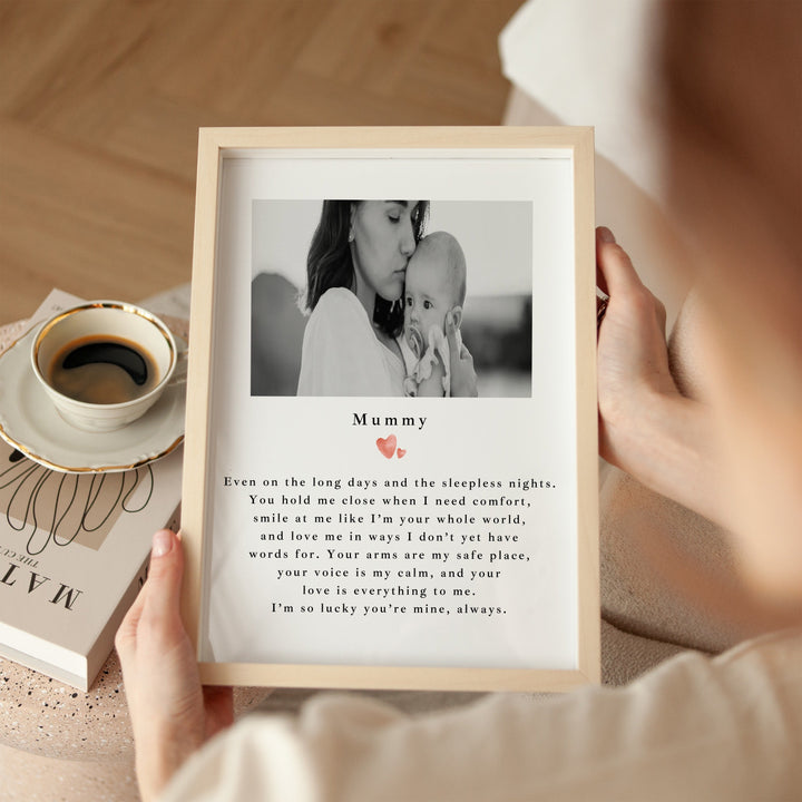 Personalised Photo Poem Poster
