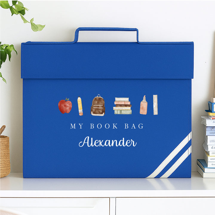 Personalised My School Book Bag