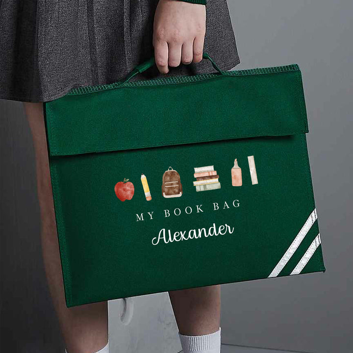 Personalised My School Book Bag