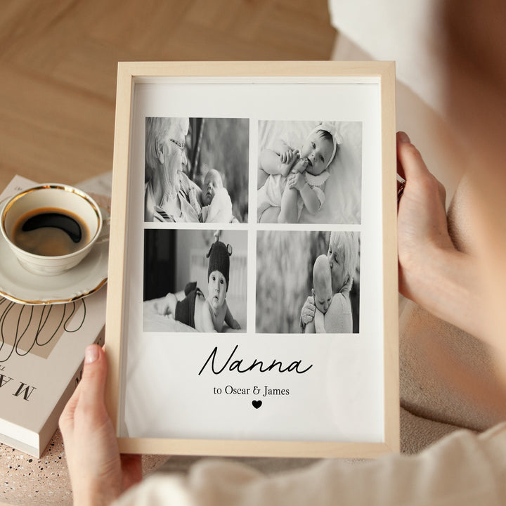 Personalised Photos Nanna To Poster