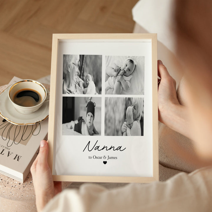 Personalised Nana Photo Poster
