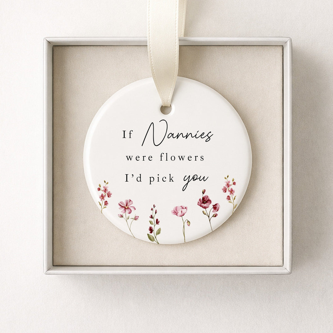 Personalised If Nannies Were Flowers I&