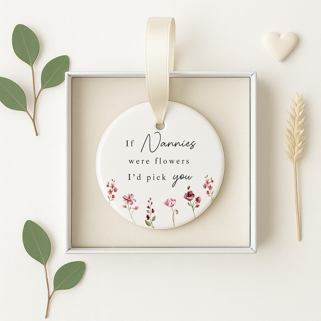 Personalised If Nannies Were Flowers I&