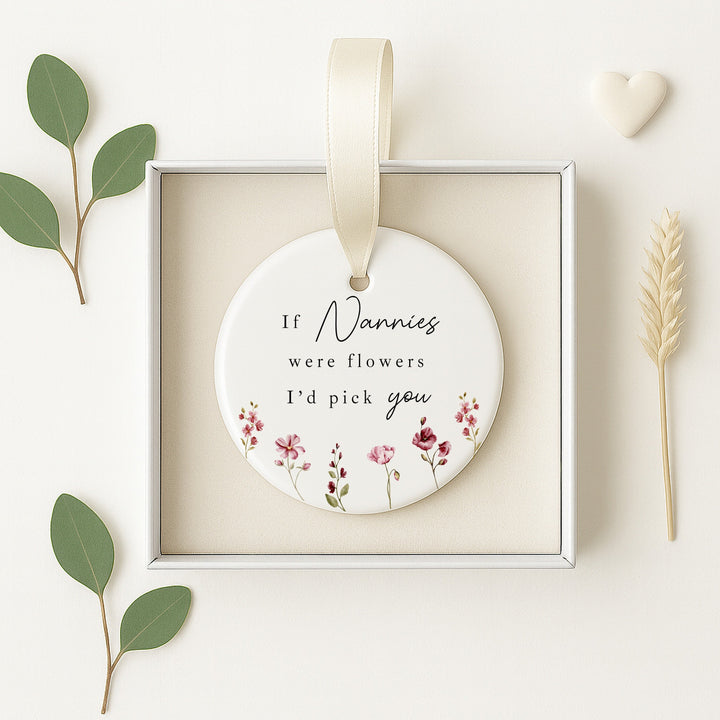 Personalised If Nannies Were Flowers I&