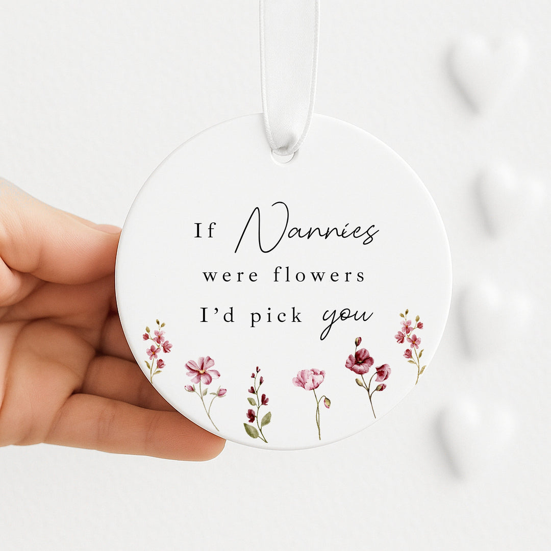 Personalised If Nannies Were Flowers I&